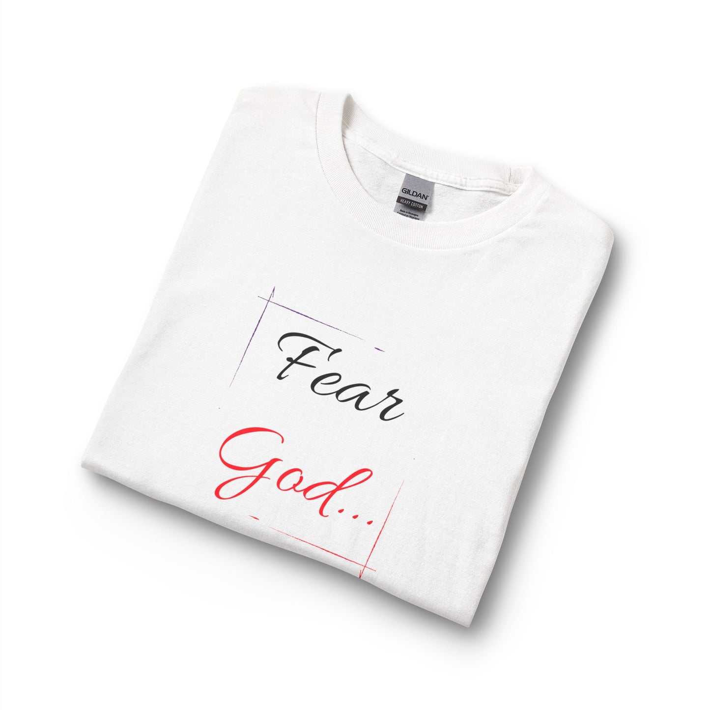 Faith Long Sleeve Tee — “Fear God… Give Glory to Him!” Scripture Shirt