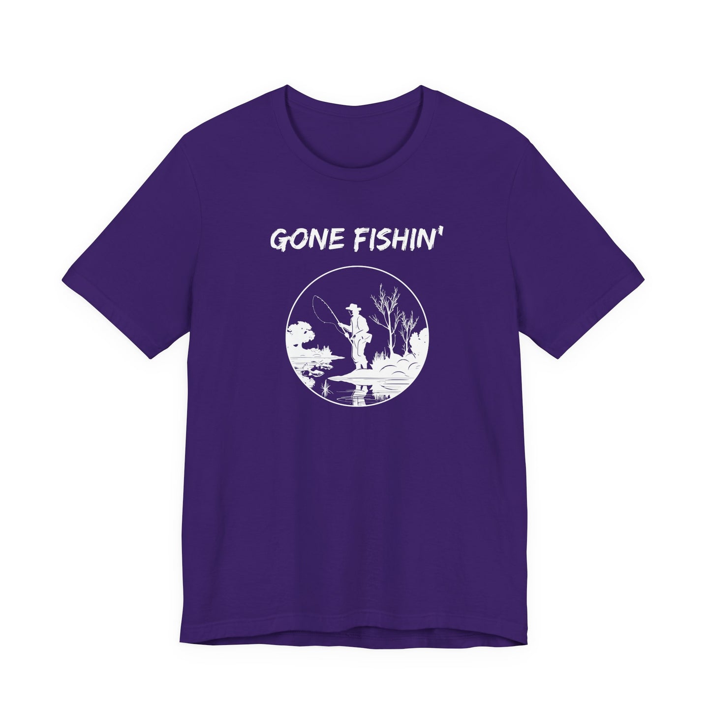 Gone Fishin' Tee — 'Fishers of Men' Christian Fishing T-Shirt
