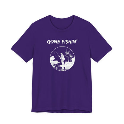 Gone Fishin' Tee — 'Fishers of Men' Christian Fishing T-Shirt