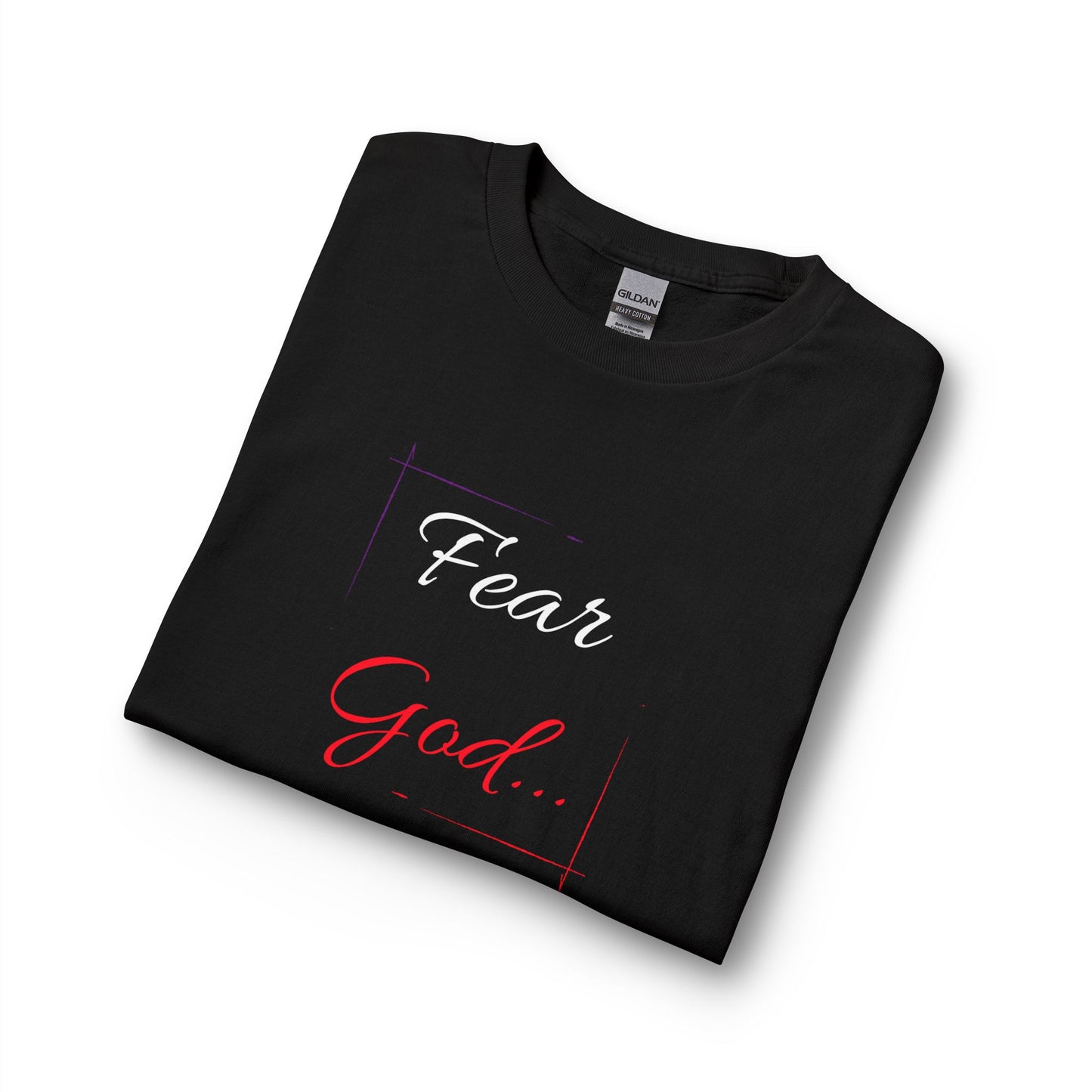 Faith Long Sleeve Tee — “Fear God… Give Glory to Him!” Scripture Shirt