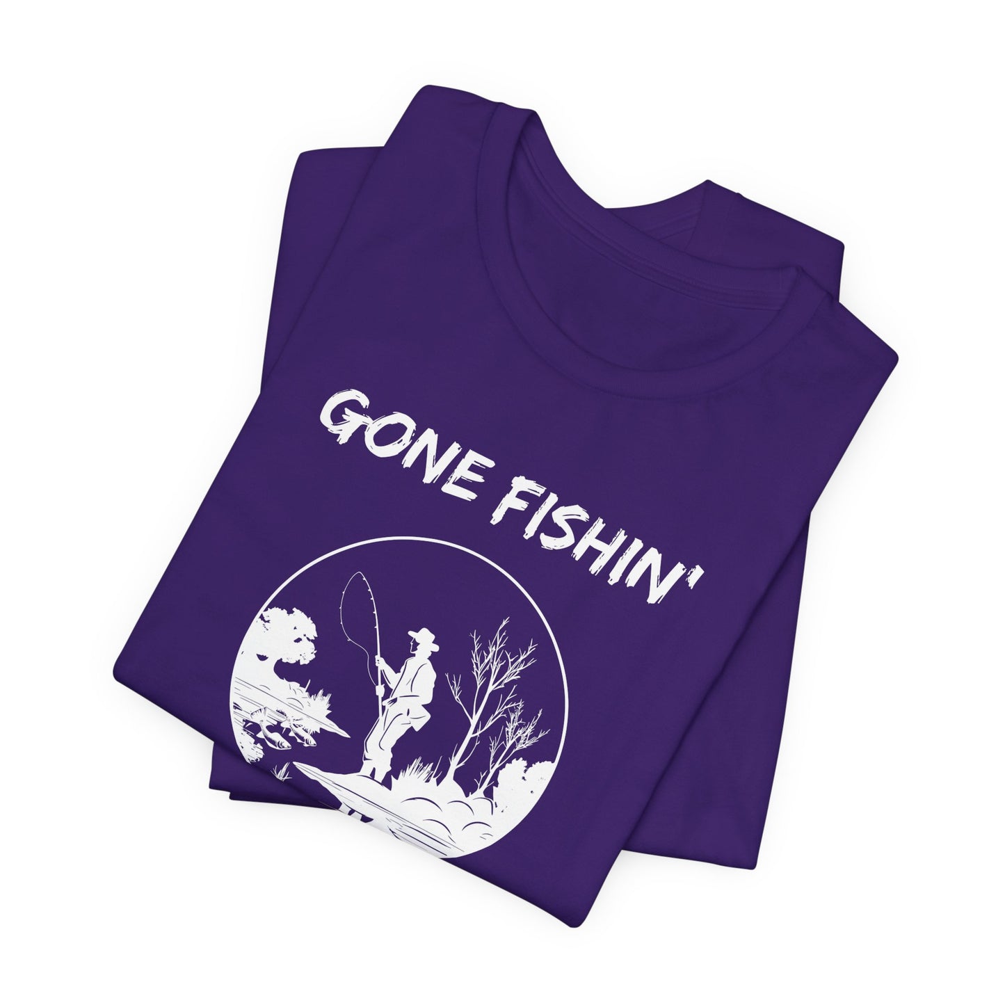 Gone Fishin' Tee — 'Fishers of Men' Christian Fishing T-Shirt