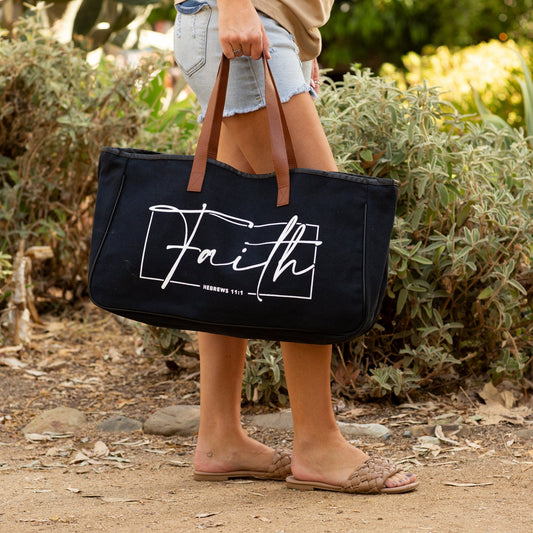 Faith Canvas Tote Bag
