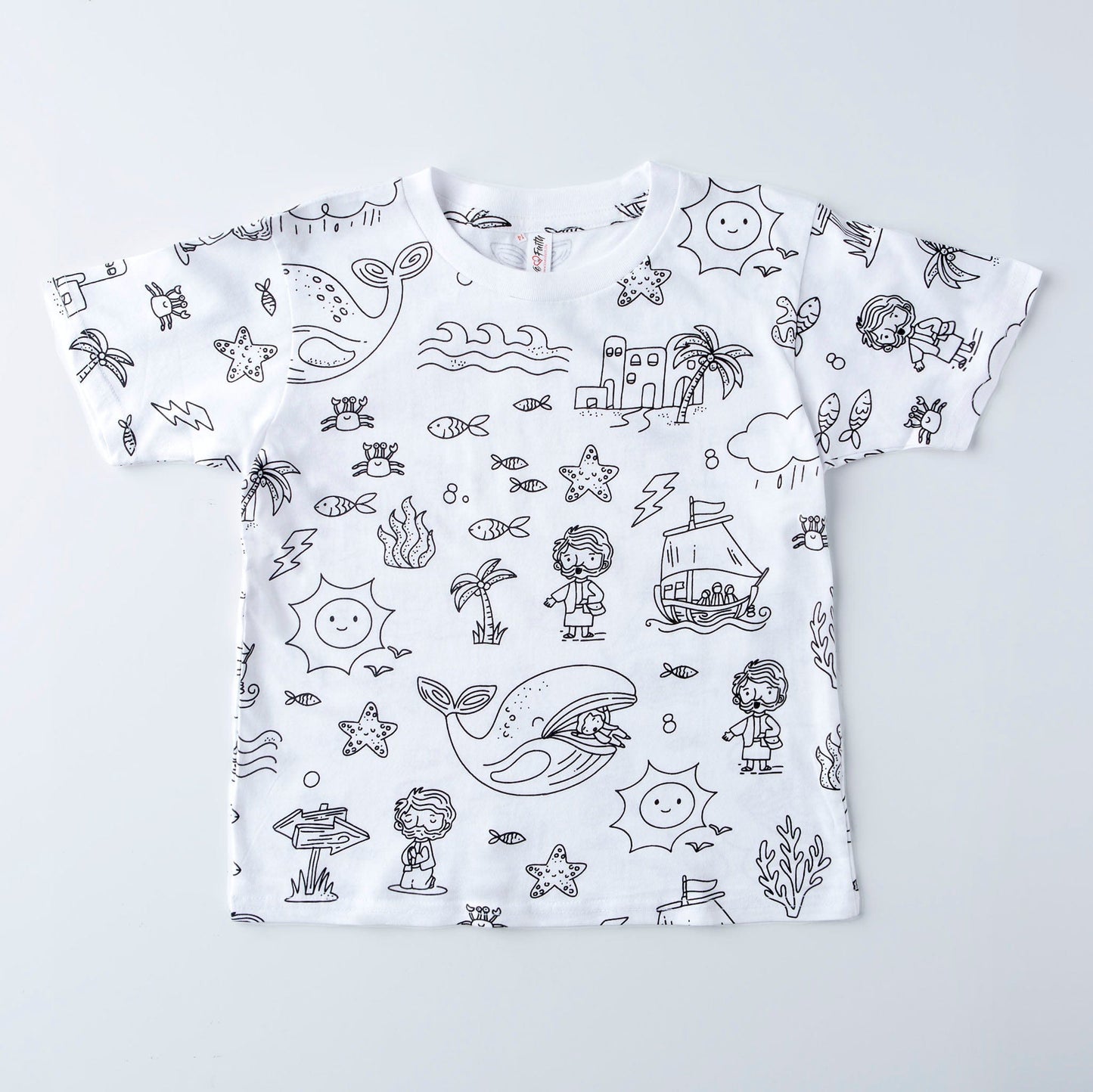 Jonah Color Me T-Shirt for Kids!