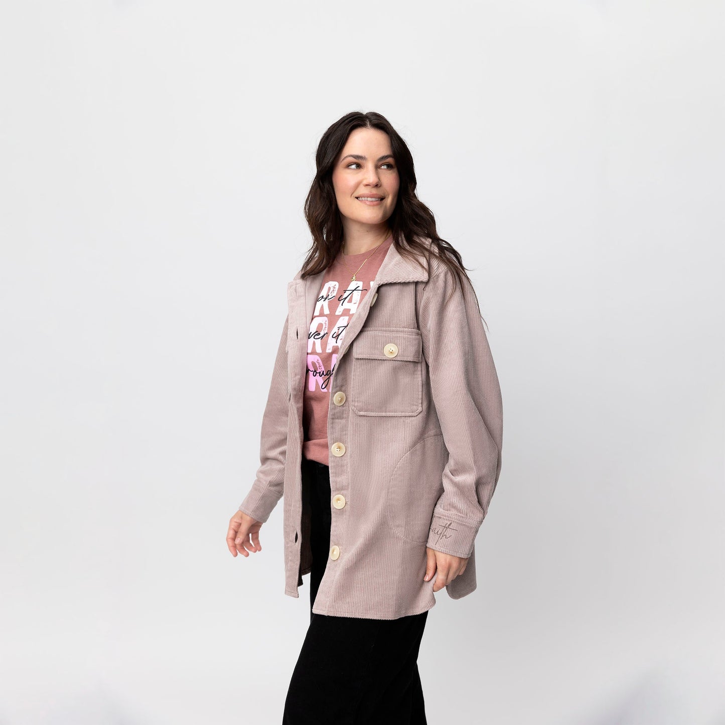 Faith Corduroy Shacket