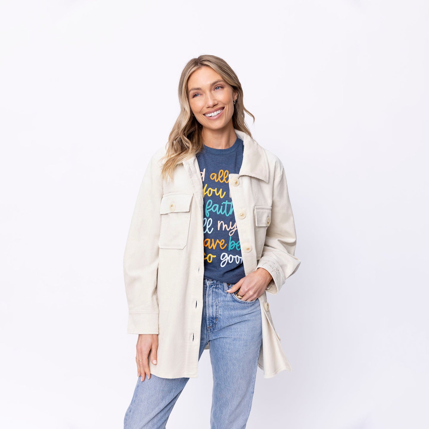 Faith Corduroy Shacket