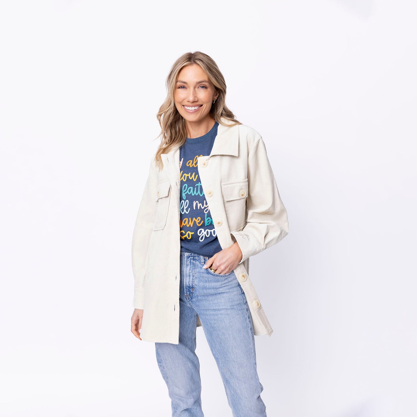 Faith Corduroy Shacket