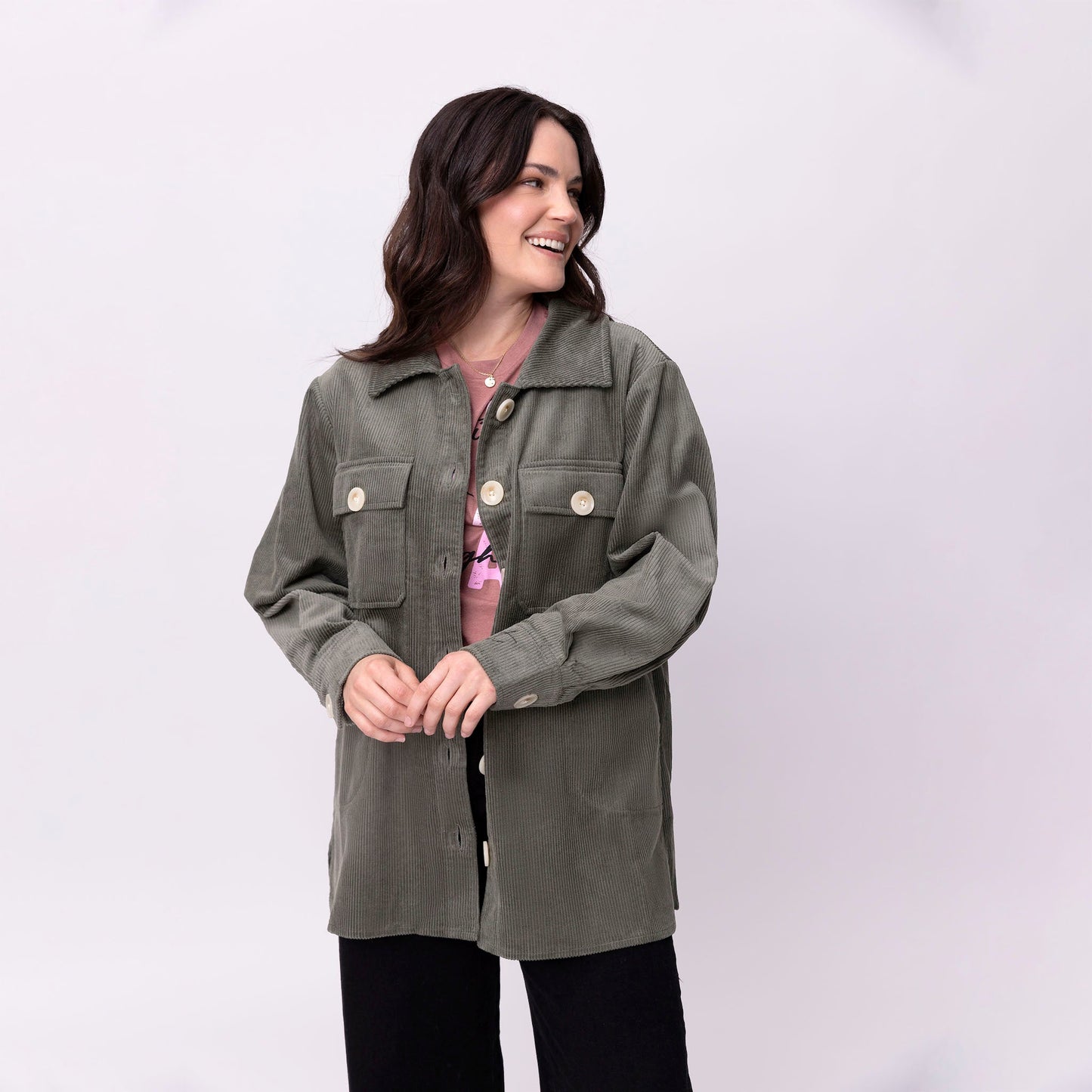 Faith Corduroy Shacket