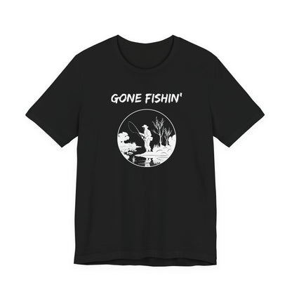 Gone Fishin' Tee — 'Fishers of Men' Christian Fishing T-Shirt