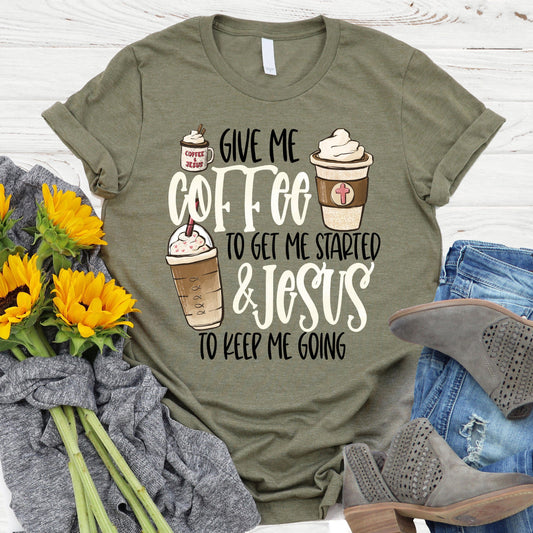 Jesus and Coffee Tee