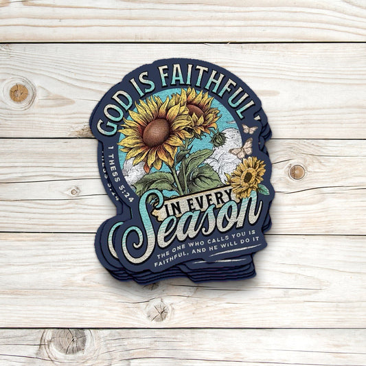 God Is Faithful Sticker