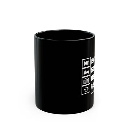 Eat Sleep Obey Repeat Mug — Funny Military/Discipline Coffee Cup (11oz & 15oz)