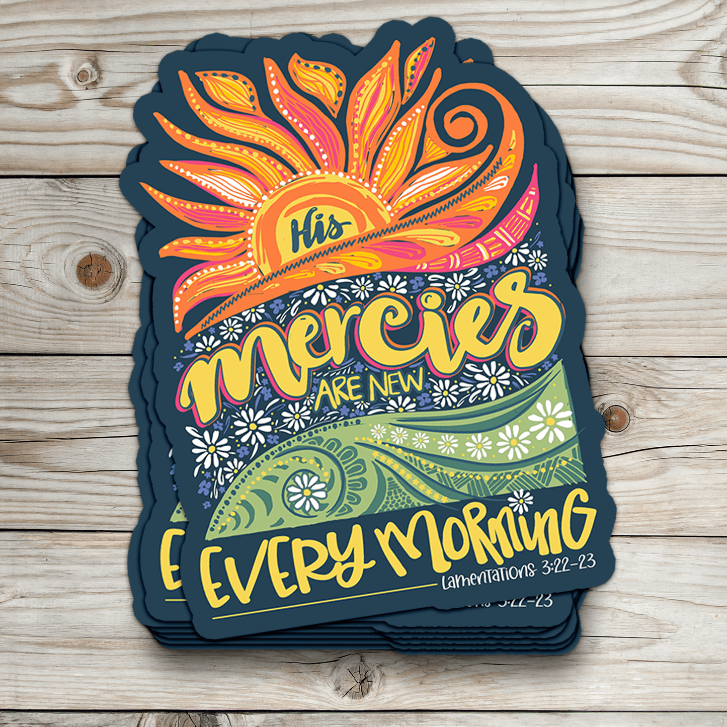 His Mercies Are New Sticker