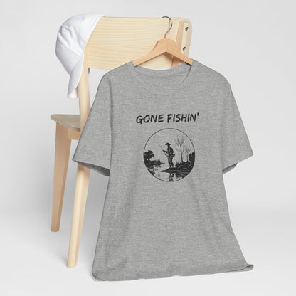Gone Fishin' Tee — 'Fishers of Men' Christian Fishing T-Shirt
