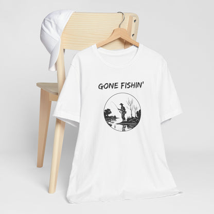 Gone Fishin' Tee — 'Fishers of Men' Christian Fishing T-Shirt