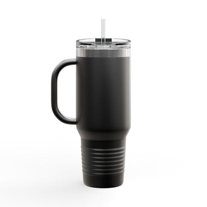 Insulated Travel Mug — "Eat, Drink, Be Holy" 40oz Stainless Steel Tumbler