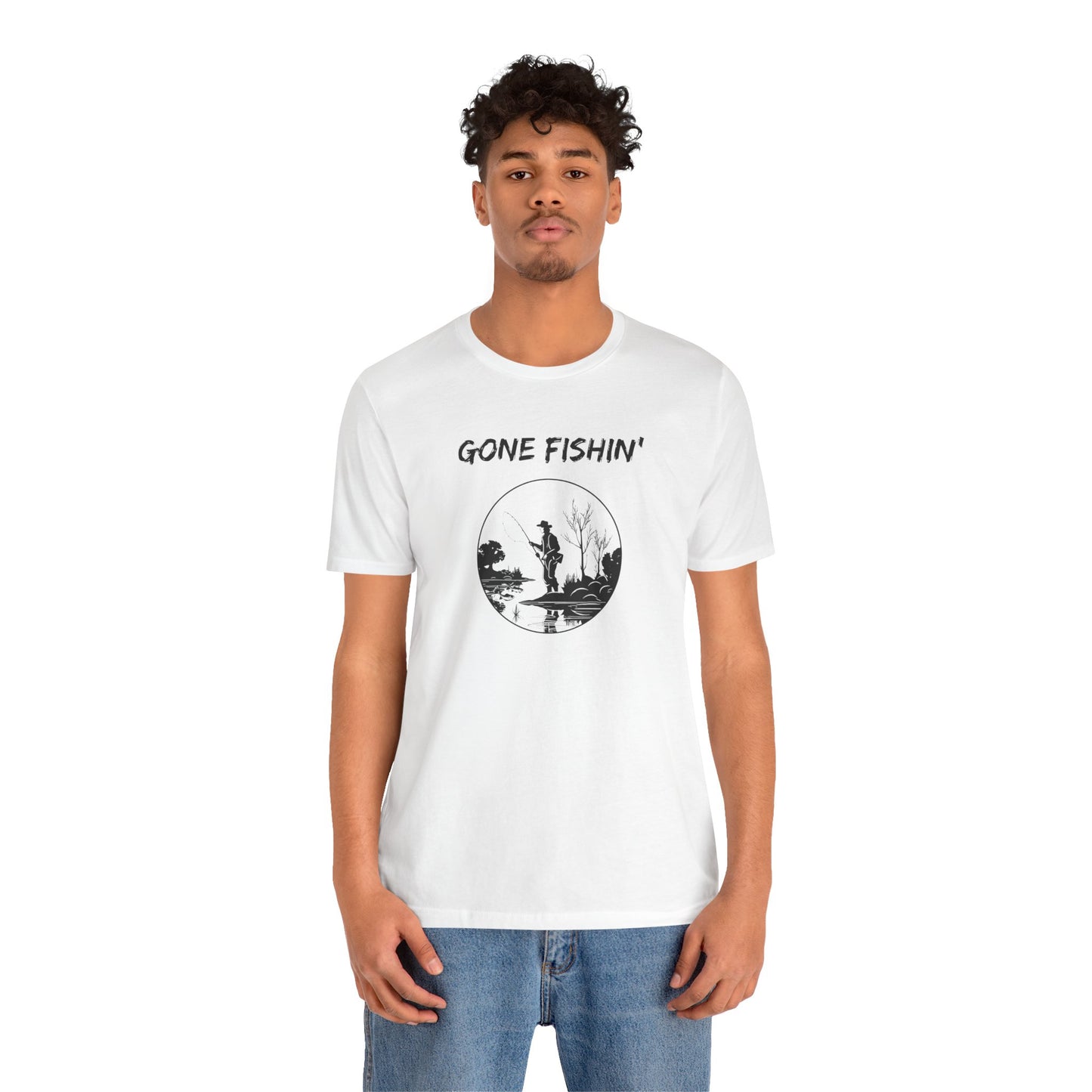Gone Fishin' Tee — 'Fishers of Men' Christian Fishing T-Shirt