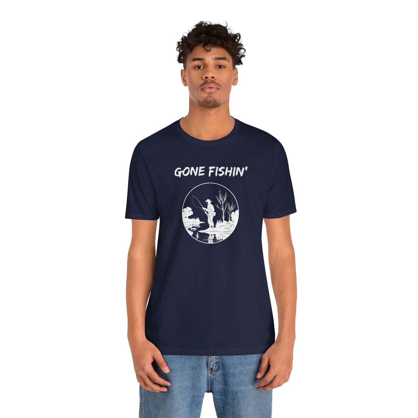 Gone Fishin' Tee — 'Fishers of Men' Christian Fishing T-Shirt