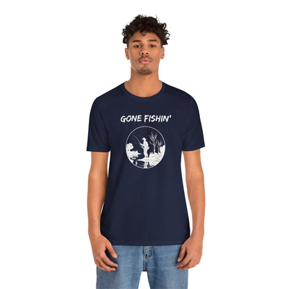 Gone Fishin' Tee — 'Fishers of Men' Christian Fishing T-Shirt