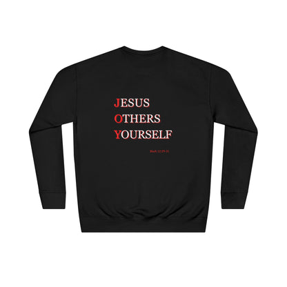 Jesus, Others, Yourself Crewneck Sweatshirt – JOY Christian Faith Pullover
