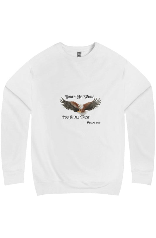 Under His Wings Christian Sweatshirt
