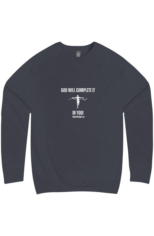 Start to Finish Christian Sweatshirt