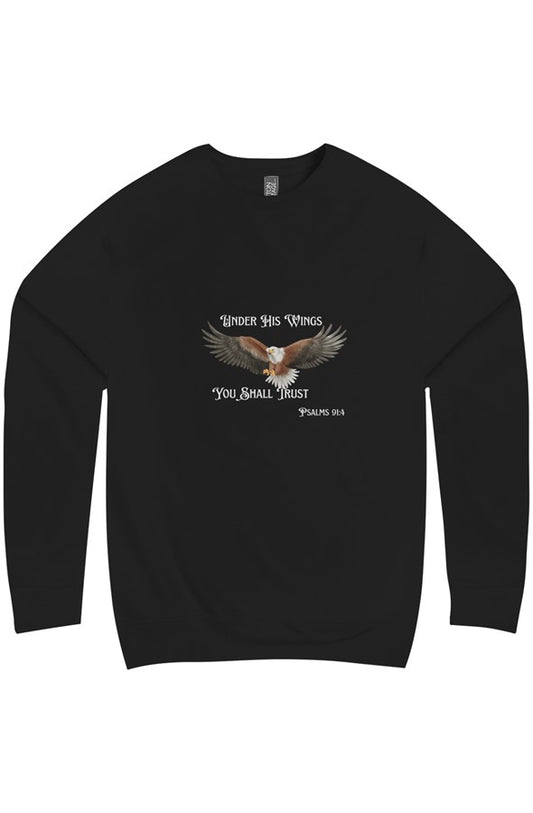Under His Wings Christian Sweatshirt