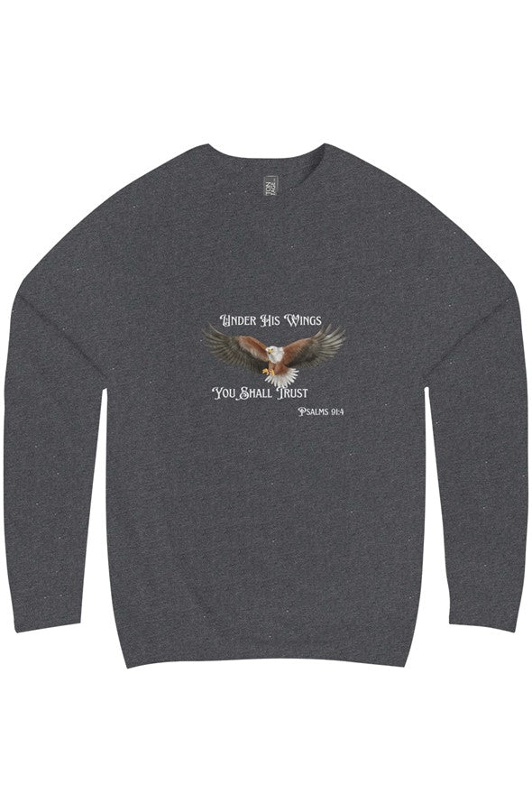 Under His Wings Christian Sweatshirt