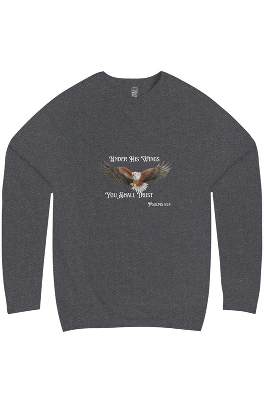 Under His Wings Christian Sweatshirt