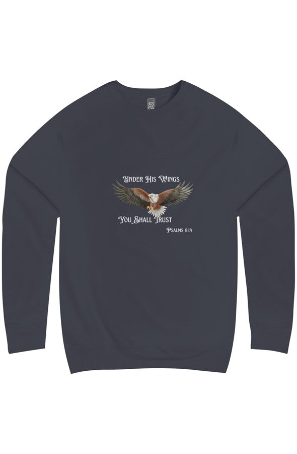 Under His Wings Christian Sweatshirt