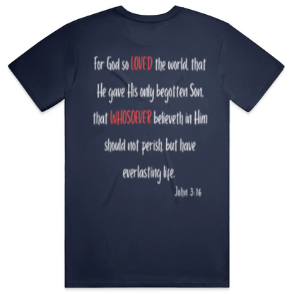 unisex t shirt loved whosoever