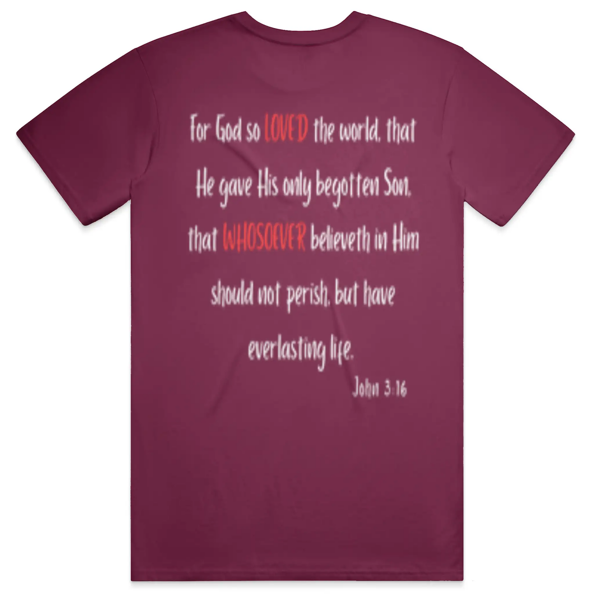 unisex t shirt loved whosoever