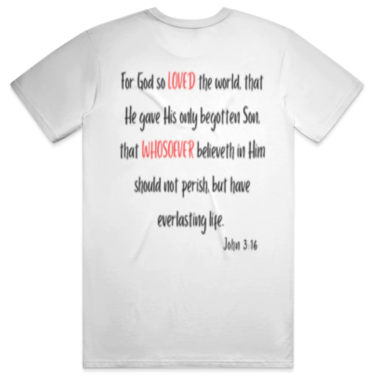 unisex t shirt loved whosoever