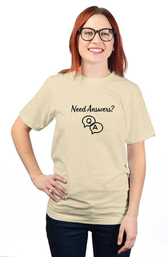 unisex t shirt need answer