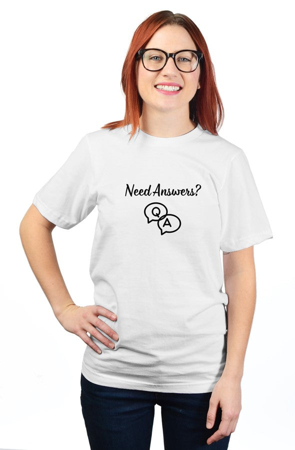 unisex t shirt need answer