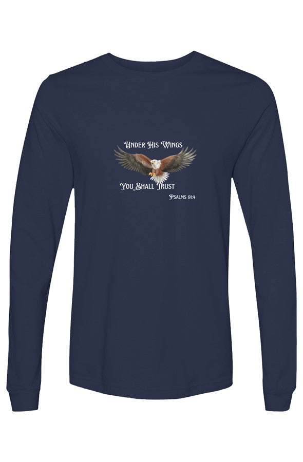 Bella Canvas Long Sleeve T Shirt under his wings