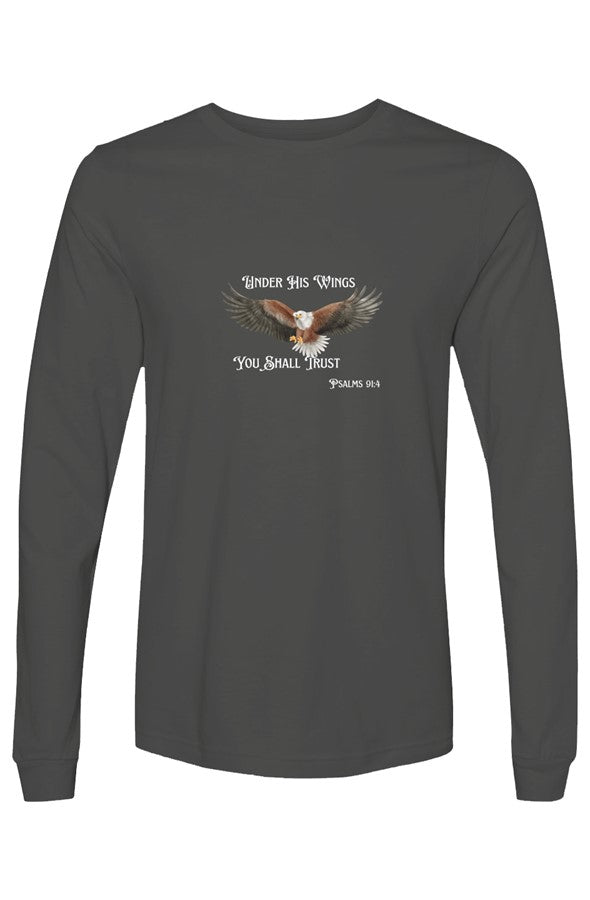 Bella Canvas Long Sleeve T Shirt under his wings