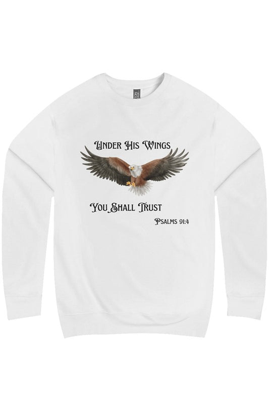 Under His Wings Christian Sweatshirt