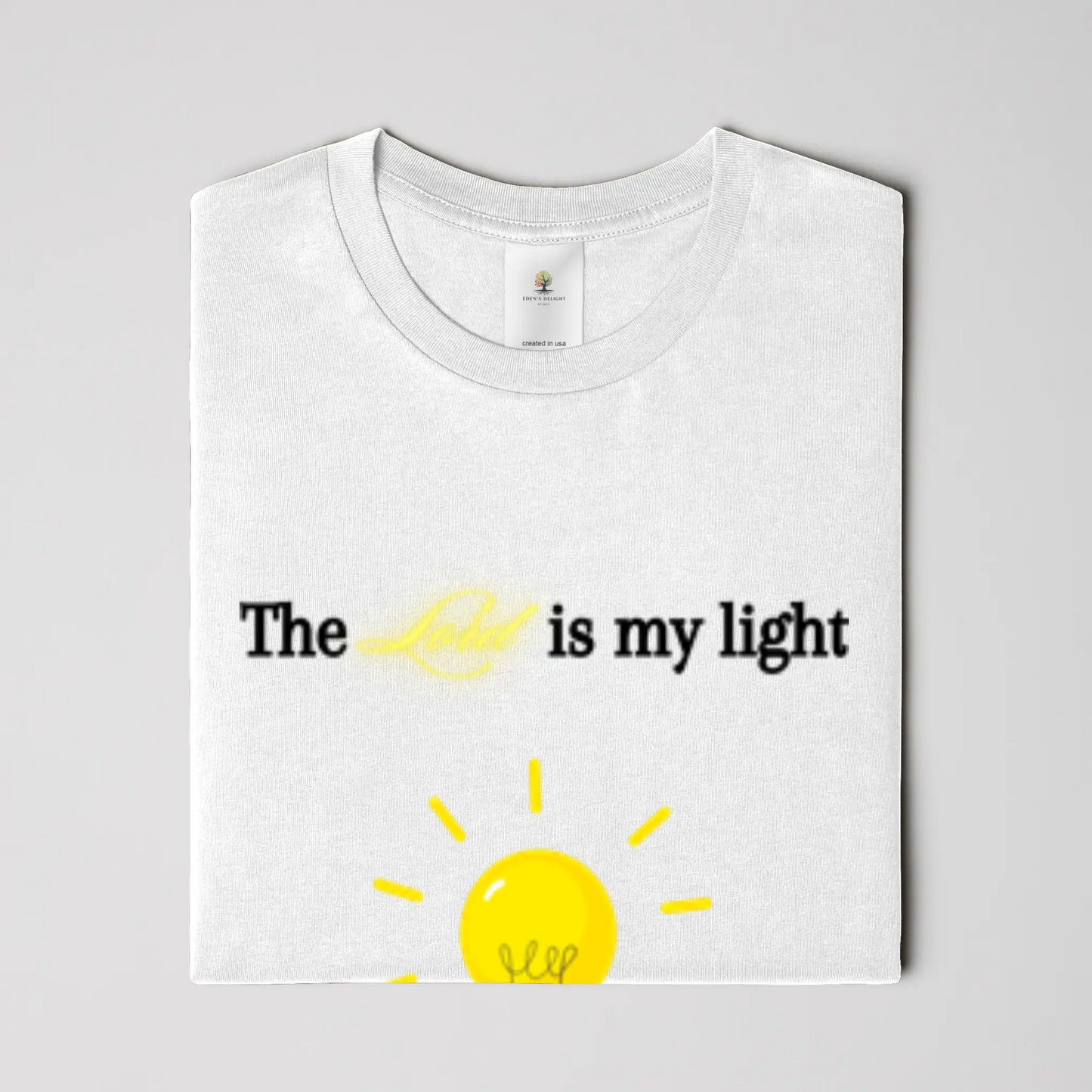 Lord is My Light Christian T-Shirt