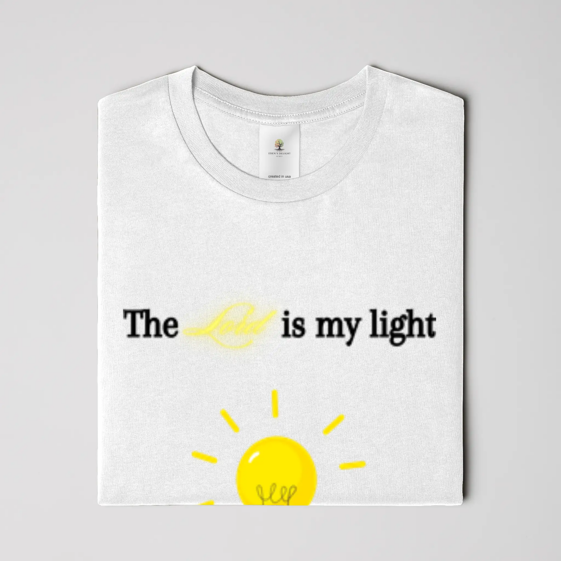 Lord is My Light Christian T-Shirt