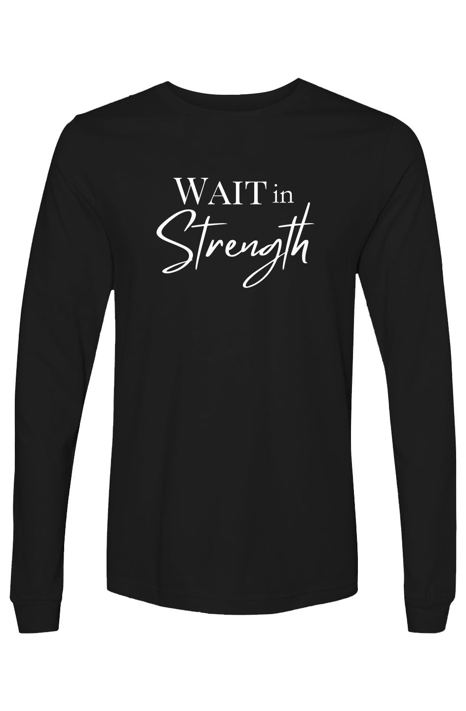 Wait In Strength Christian Shirt