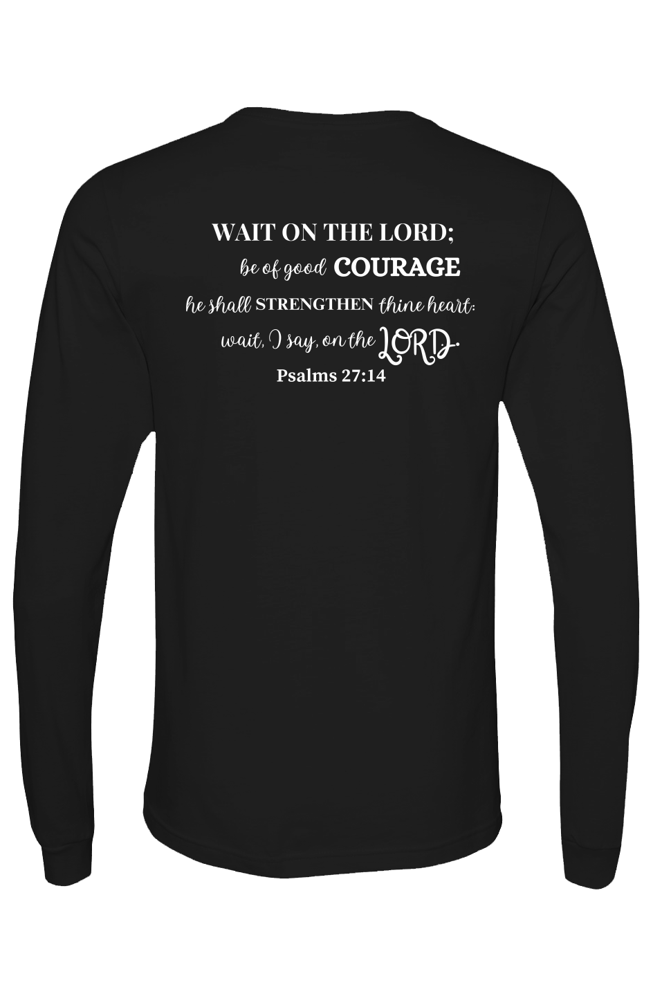Wait In Strength Christian Shirt