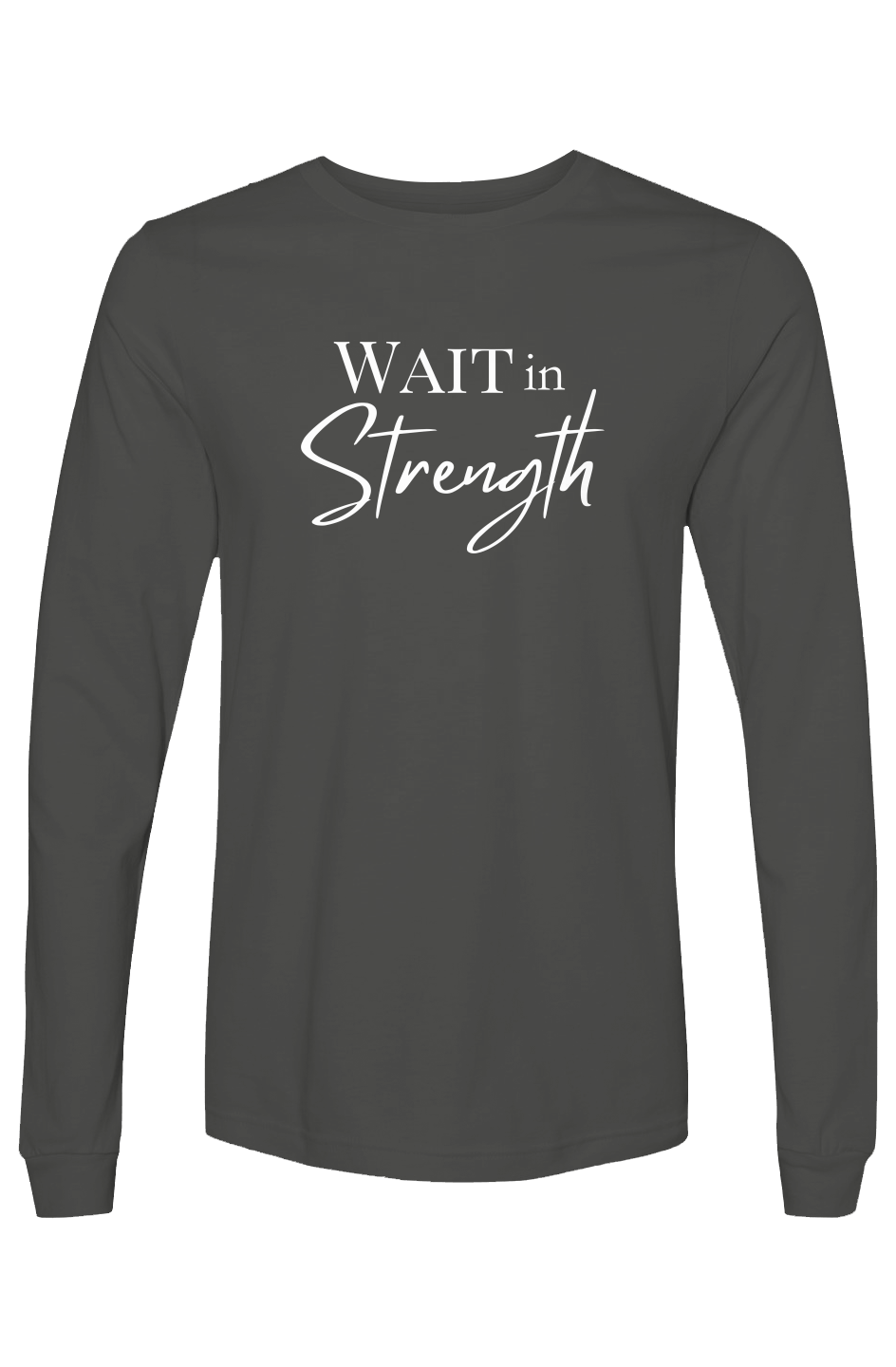 Wait In Strength Christian Shirt