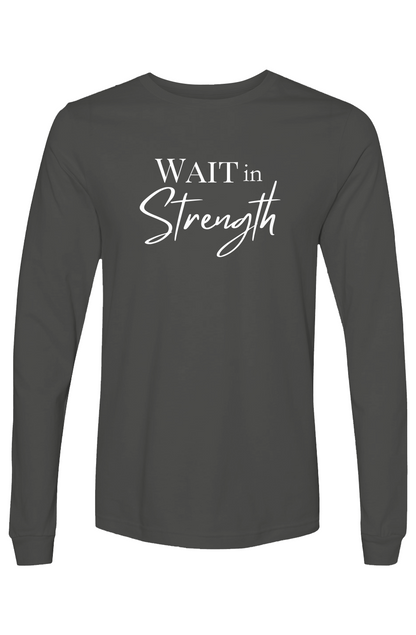 Wait In Strength Christian Shirt