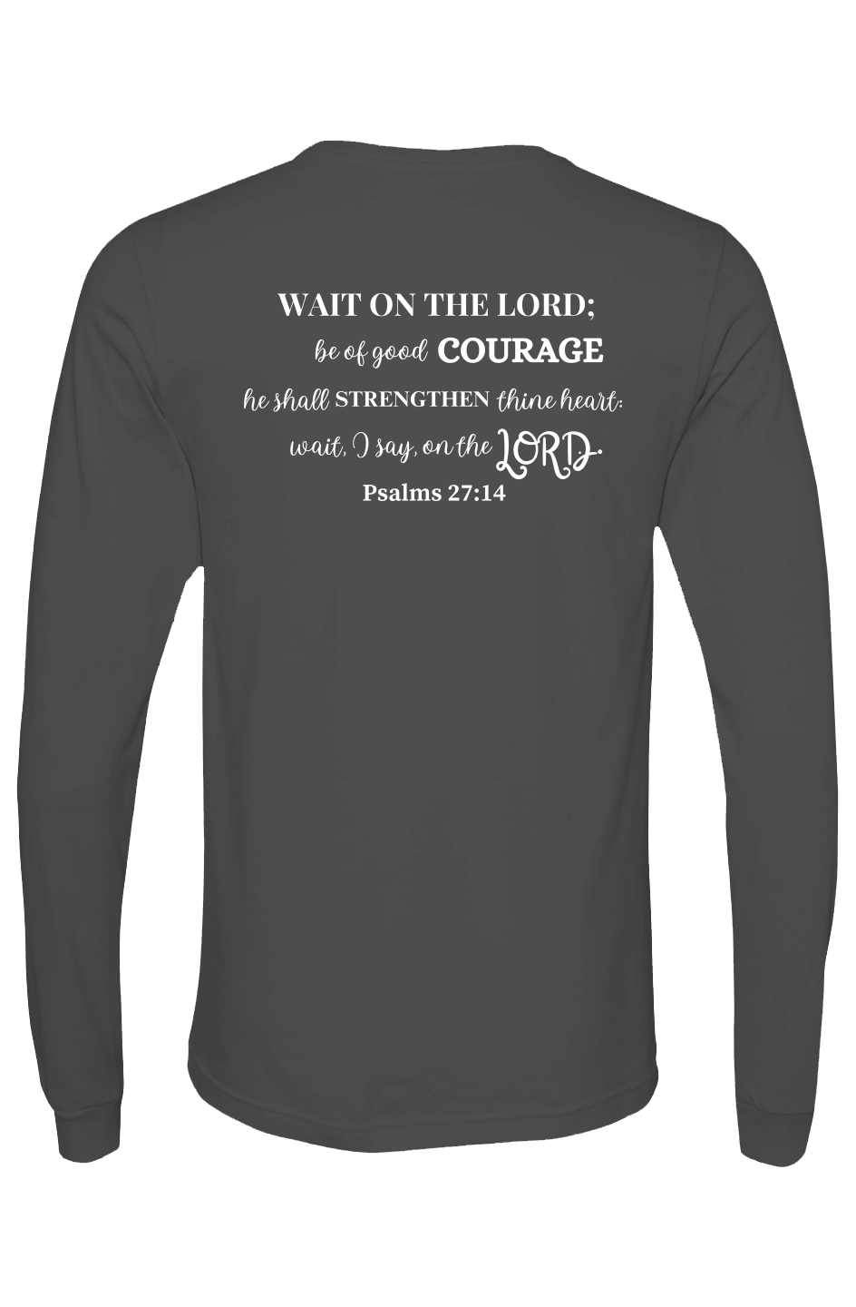 Wait In Strength Christian Shirt