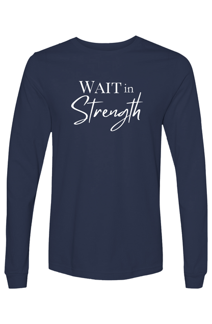 Wait In Strength Christian Shirt
