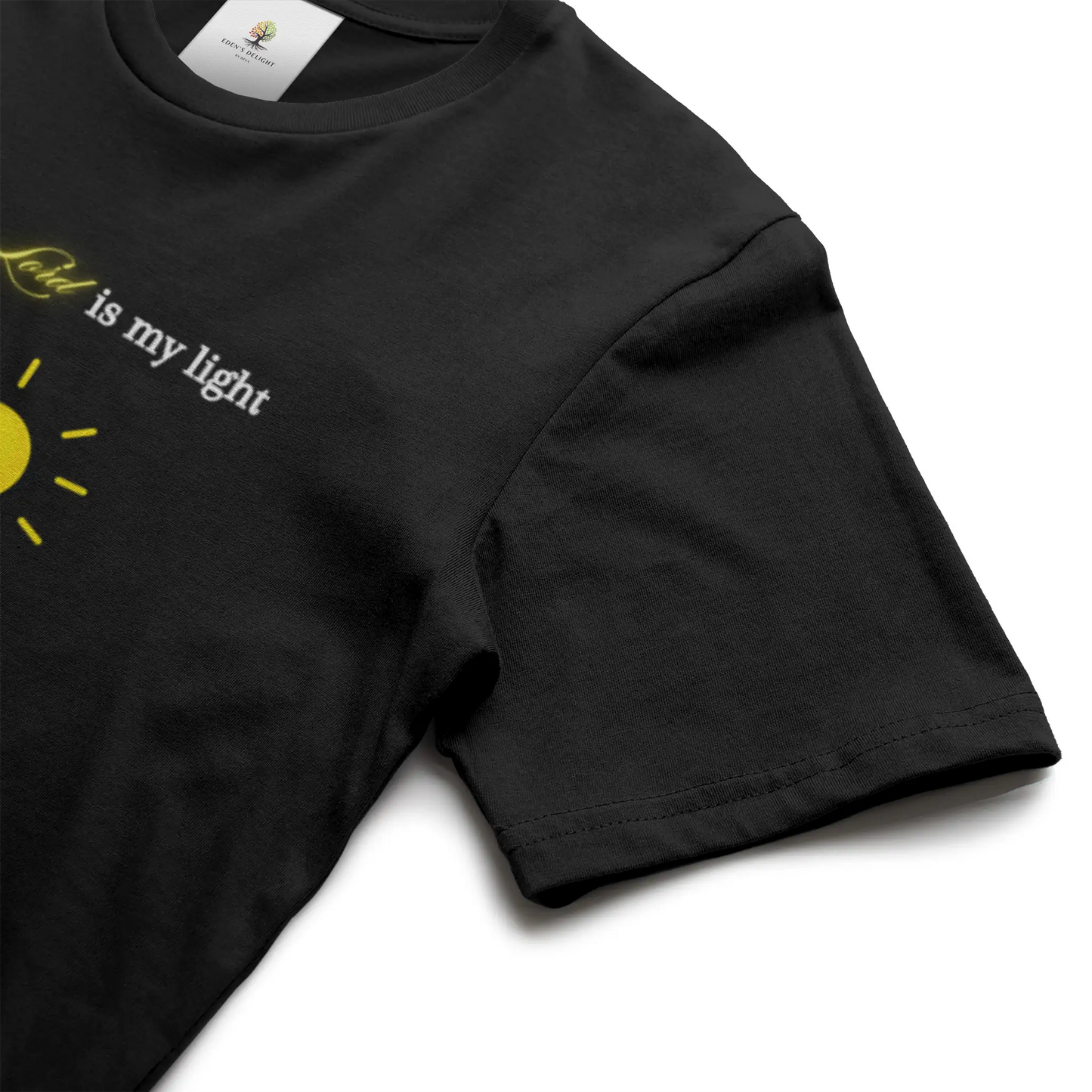 Christian T-Shirts with Lord Is My Light faith-inspired graphic design