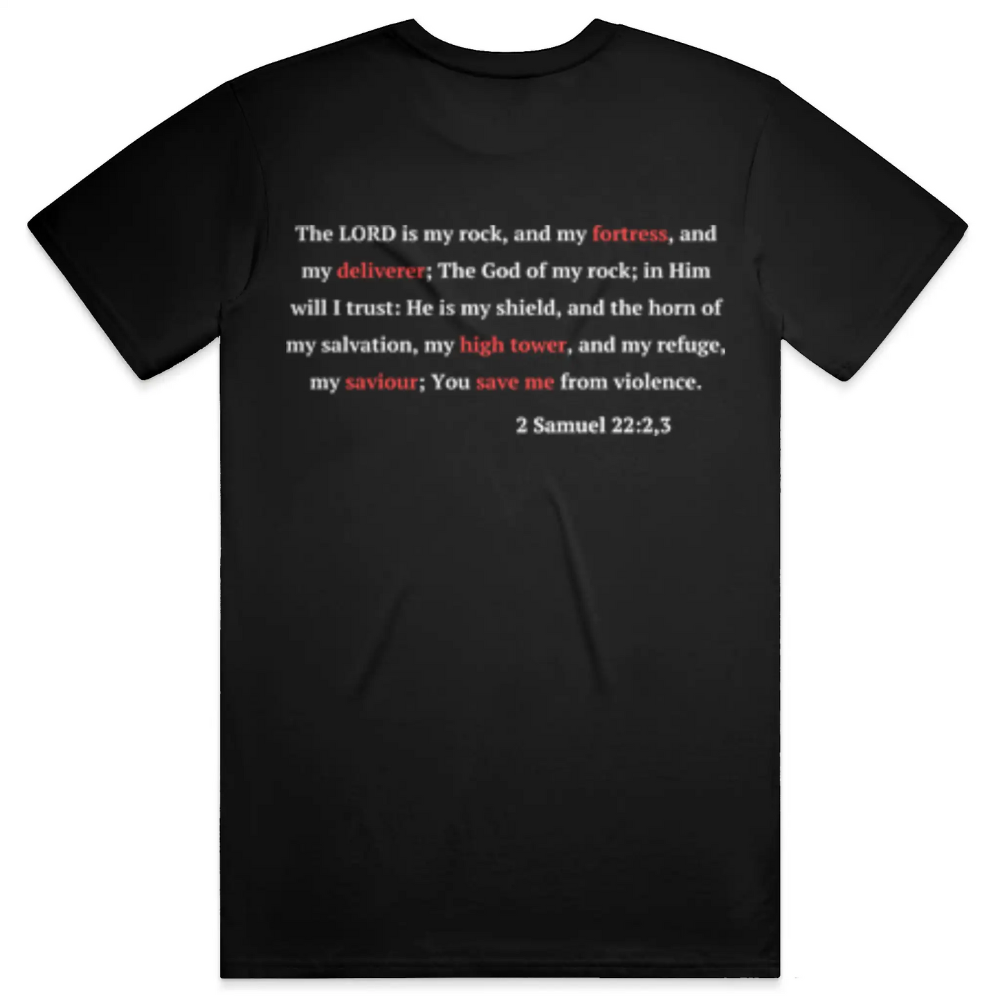 Lord is Fortress Christian T-Shirt