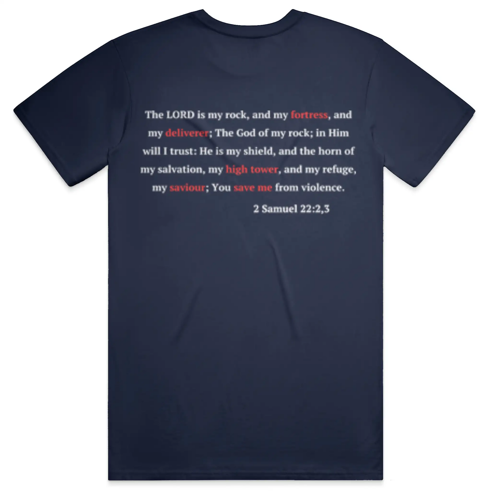 Lord is Fortress Christian T-Shirt