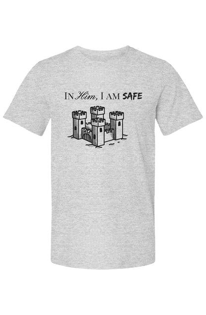Christian T-Shirts with Lord Is My Fortress faith-inspired graphic design