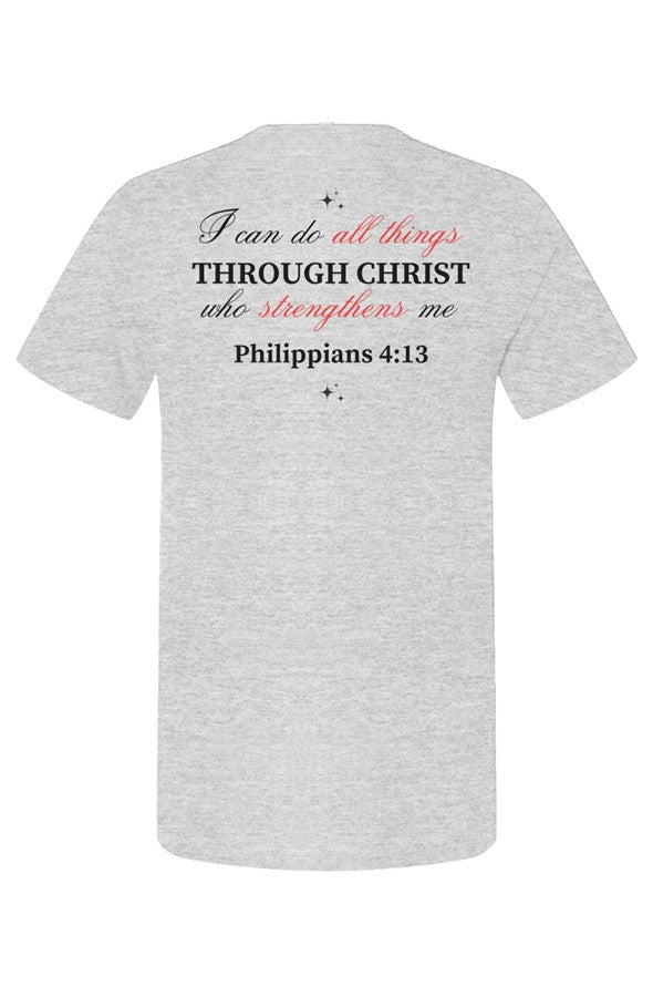Christian T-Shirts with Feeling Weak faith-inspired graphic design